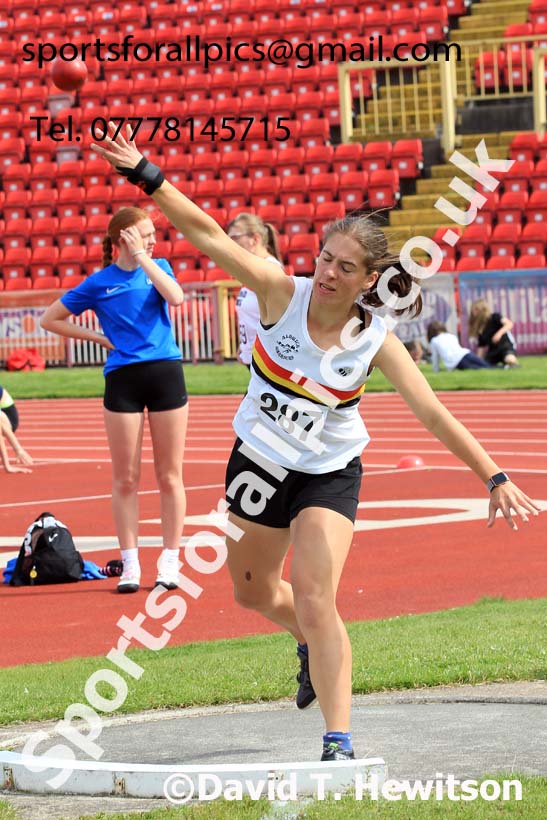 Shot Putt, 2024 Gateshead Tartan Games.  Photo: David T. Hewitson/Sports for All Pics